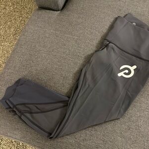 Peloton Lululemon Gray 7/8 Window Leggings
